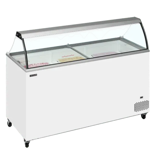 IC501SC + CANOPY Scoop Ice Cream Display w/Baskets - Image 2