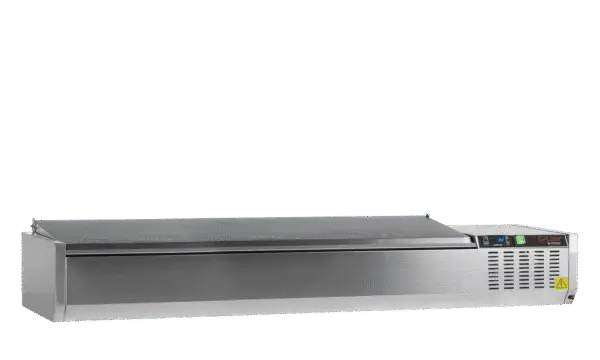 G-Line by TEFCOLD GVC33-180 S/S Gastronorm Topping Shelf  With Lid