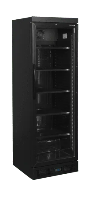 TEFCOLD CEV435 BLACK Glass Door Merchandiser