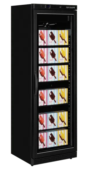 UF400VGB Glass Door Display Freezer