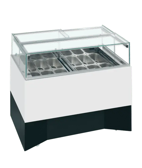 ISA DELTA RV Ventilated Scoop Ice Cream Display
