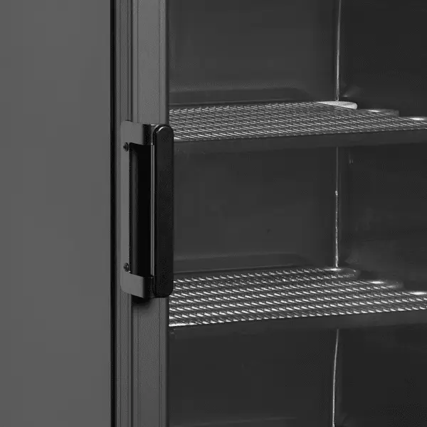 TEFCOLD UFSC371G Black Glass Door Display Freezer - Image 3