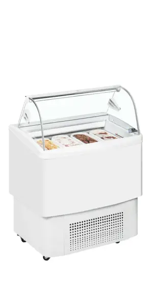 ISA FIJI 4 Ventilated Scoop Ice Cream Display