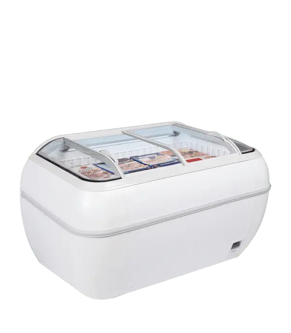 TEFCOLD DUPLA 2.2DE HC White High Vision Freezer