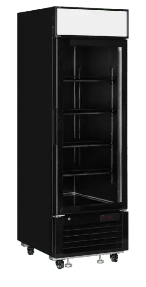 TEFCOLD LGF2500 Black Glass Door Display Freezer