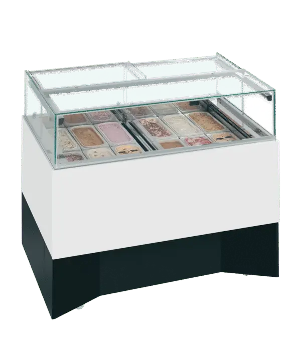 ISA DELTA RV Ventilated Scoop Ice Cream Display - Image 2