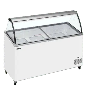 TEFCOLD IC501SCE + CANOPY Scoop Ice Cream Display