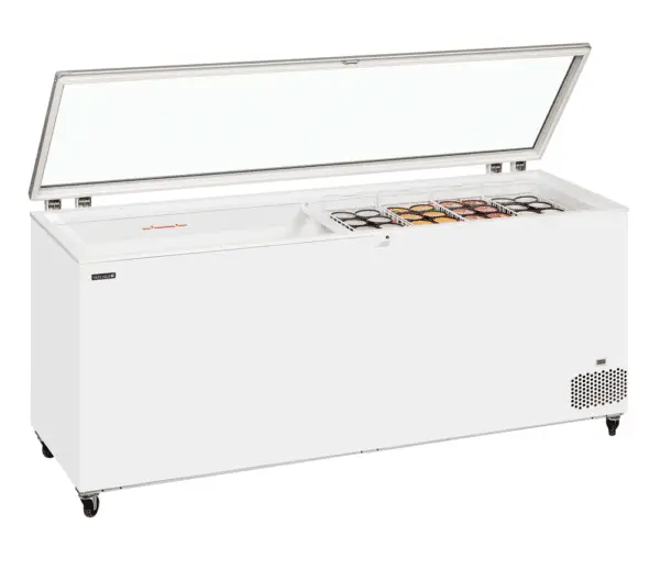 TEFCOLD ST701 Hinged Glass Lid Chest Freezer - Image 2