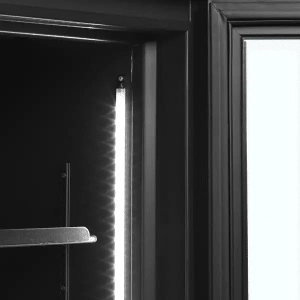 TEFCOLD FSC1200H BLACK Glass Door Merchandiser - Image 4