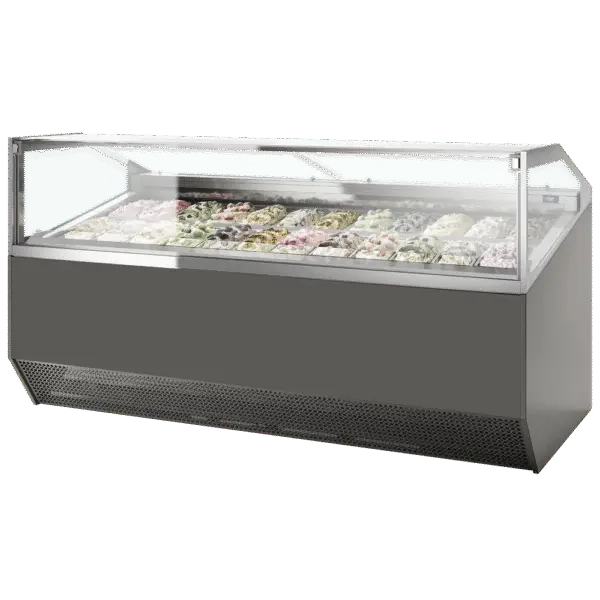 ISA SUPER CAPRI 18 Ventilated Scoop Ice Cream Display