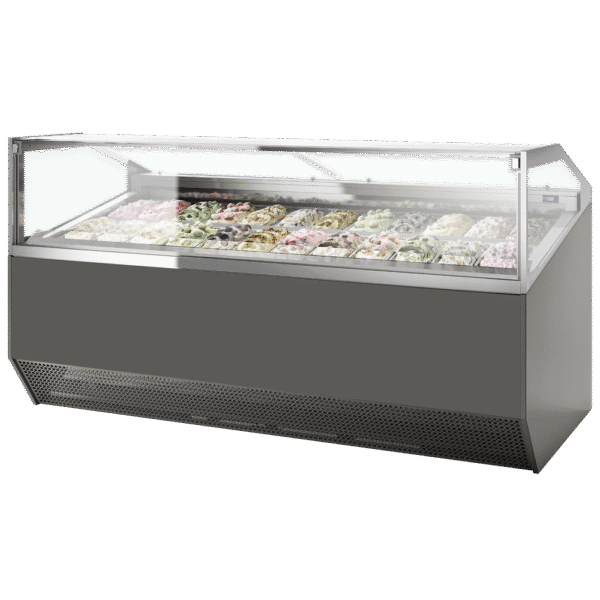 ISA SUPER CAPRI 24 Ventilated Scoop Ice Cream Display