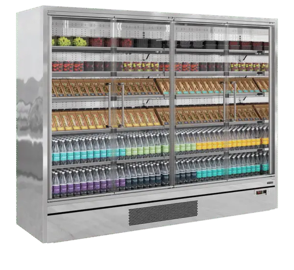 TEFCOLD Galaxy+ GP26FGD SS Multideck With Doors - Image 2