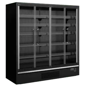 TEFCOLD Galaxy+ GP20FGD Black Multideck With Doors