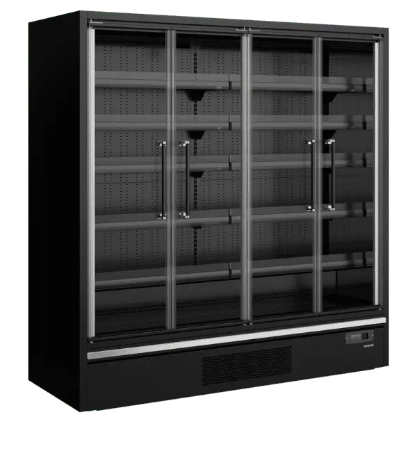 TEFCOLD Galaxy+ GP20FGD Black Multideck With Doors