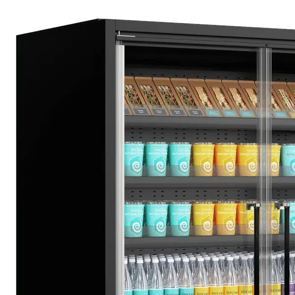TEFCOLD Galaxy+ GP14FGD Black Multideck With Doors - Image 3