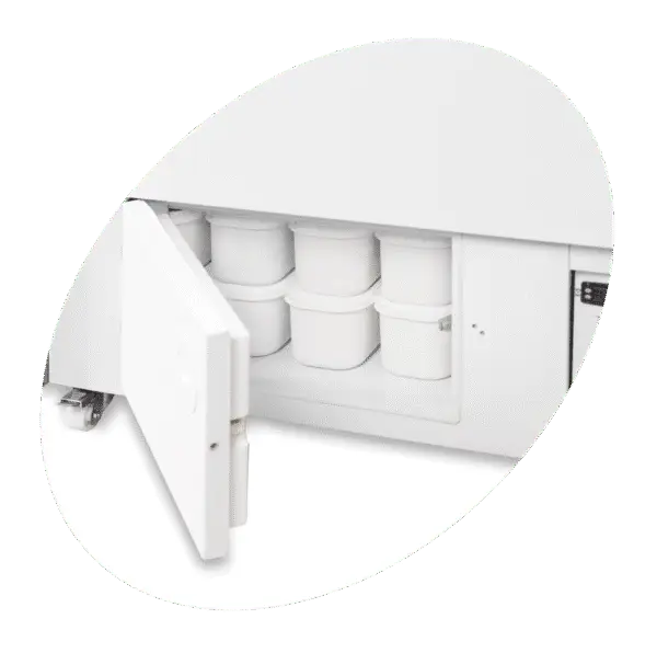 ISA BERMUDA RV10 Ventilated Scoop Ice Cream Display - Image 3