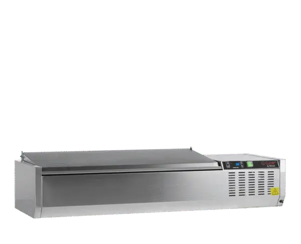 G-Line by TEFCOLD GVC33-120 S/S Gastronorm Topping Shelf  With Lid
