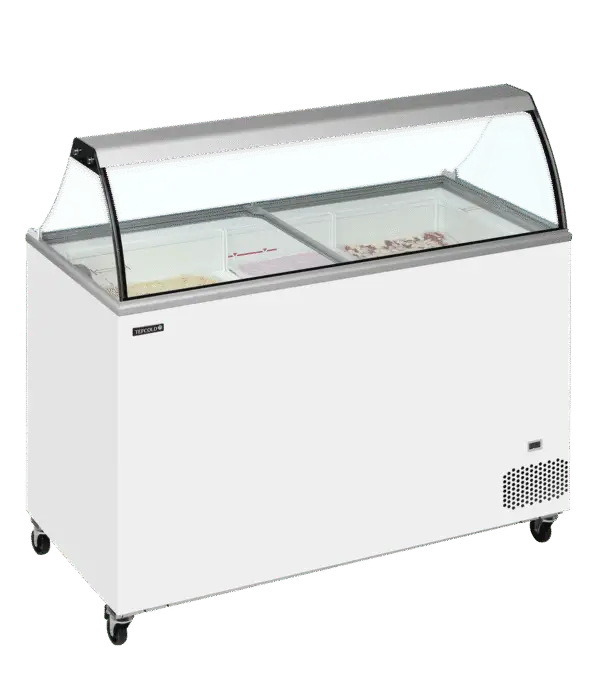 IC401SC + CANOPY Scoop Ice Cream Display w/Baskets - Image 2