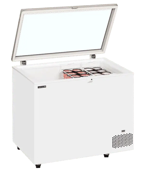 TEFCOLD ST300 Hinged Glass Lid Chest Freezer - Image 2