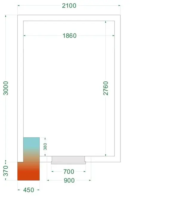 TEFCOLD CRNF2130 Freezer Room