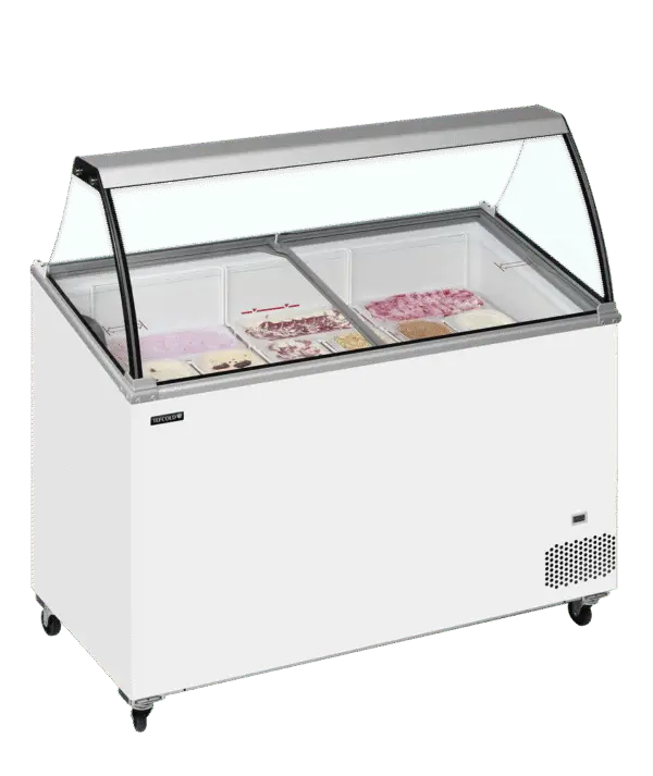 TEFCOLD IC401SCE + CANOPY Scoop Ice Cream Display - Image 2