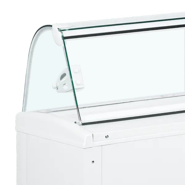 ISA FIJI 4 Ventilated Scoop Ice Cream Display - Image 2