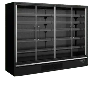 TEFCOLD Galaxy+ GP26FGD Black Multideck With Doors
