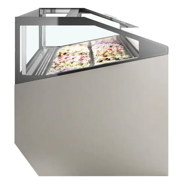 ISA SUPER CAPRI 12 Ventilated Scoop Ice Cream Display - Image 2