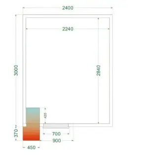 TEFCOLD CRPF2430 Chiller Room