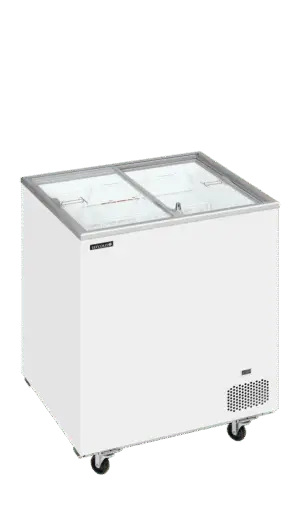 TEFCOLD IC201SC Sliding Flat Glass Lid Chest Freezer