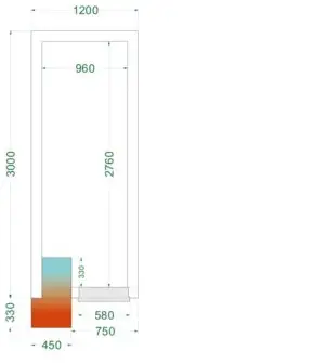TEFCOLD CRNF1230 Freezer Room