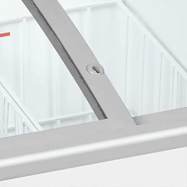 TEFCOLD IC101SCEB Sliding Curved Glass Lid Chest Freezer - Image 4