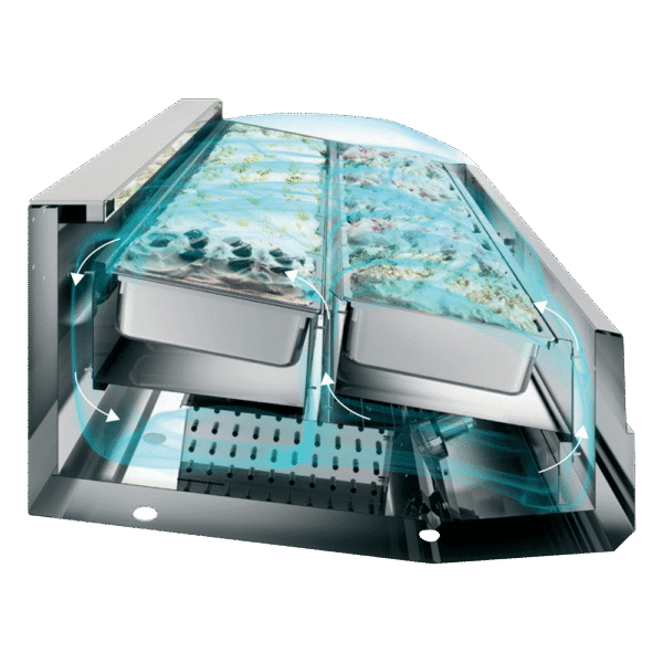 ISA SUPER CAPRI 24 Ventilated Scoop Ice Cream Display - Image 3
