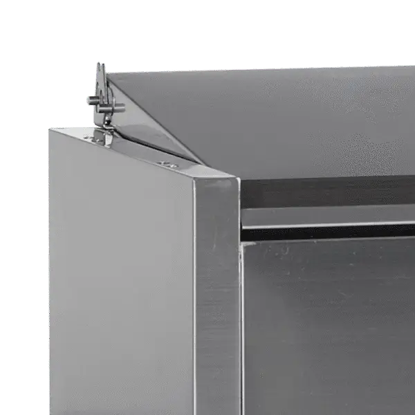G-Line by TEFCOLD GVC33-200 S/S Gastronorm Topping Shelf  With Lid - Image 3