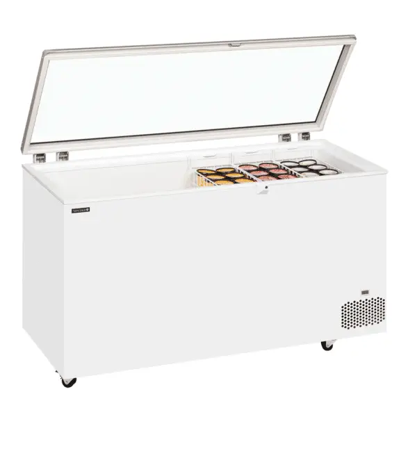 TEFCOLD ST401 Hinged Glass Lid Chest Freezer - Image 2
