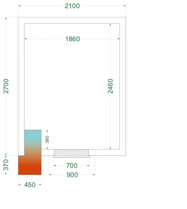 TEFCOLD CRNF2127 Freezer Room