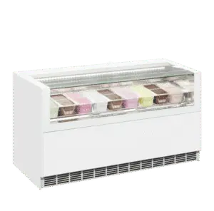 ISA ONESHOW FREE LARGE Ventilated Scoop Ice Cream Display