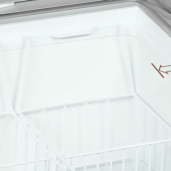 TEFCOLD IC501SCEB Sliding Curved Glass Lid Chest Freezer - Image 3