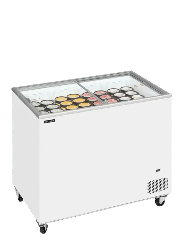 TEFCOLD IC301SC Sliding Flat Glass Lid Chest Freezer - Image 2