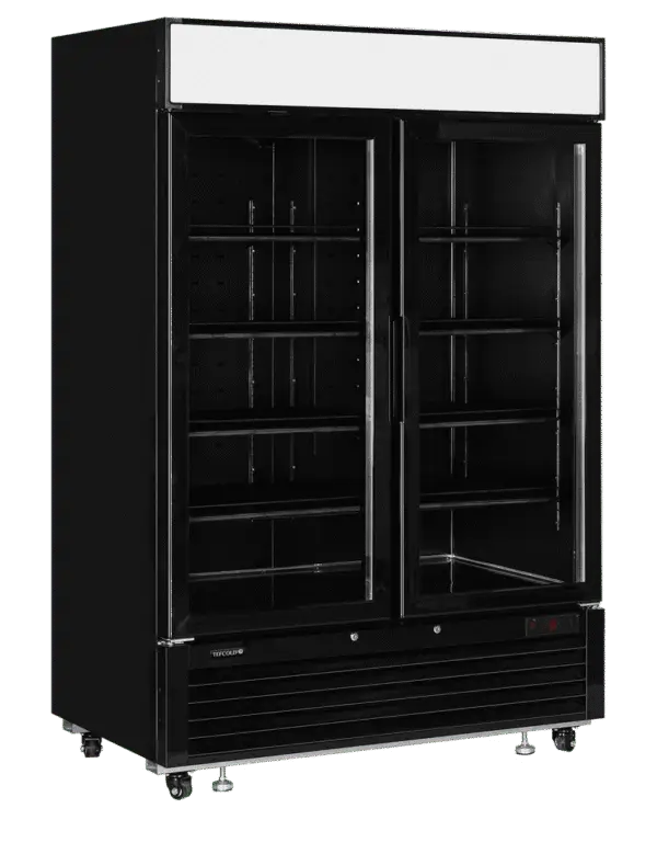 TEFCOLD LGC5000 Black Glass Door Merchandiser
