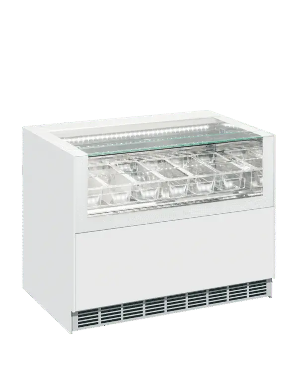 ISA ONESHOW FREE REGULAR Ventilated Scoop Ice Cream Display