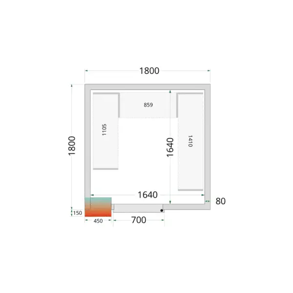 TEFCOLD CRPF1818 Shelf Kit CRPF1818