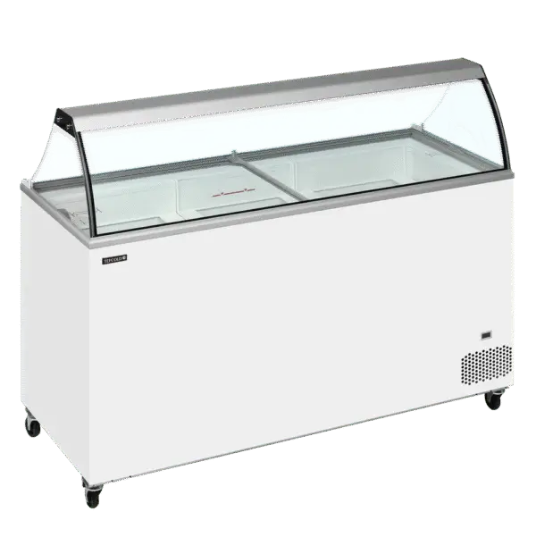 IC501SC + CANOPY Scoop Ice Cream Display w/Baskets