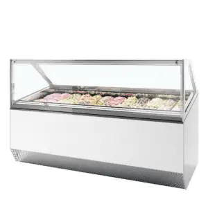ISA MILLENNIUM ST24 Ventilated Scoop Ice Cream Display