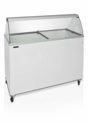TEFCOLD IC400SC + CANOPY Scoop Ice Cream Display