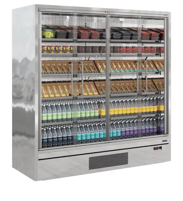TEFCOLD Galaxy+ GP20FGD SS Multideck With Doors - Image 2