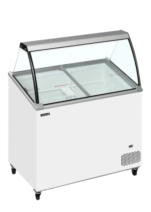 TEFCOLD IC301SCE + CANOPY Scoop Ice Cream Display