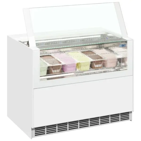 ISA ONESHOW FREE REGULAR Ventilated Scoop Ice Cream Display - Image 3