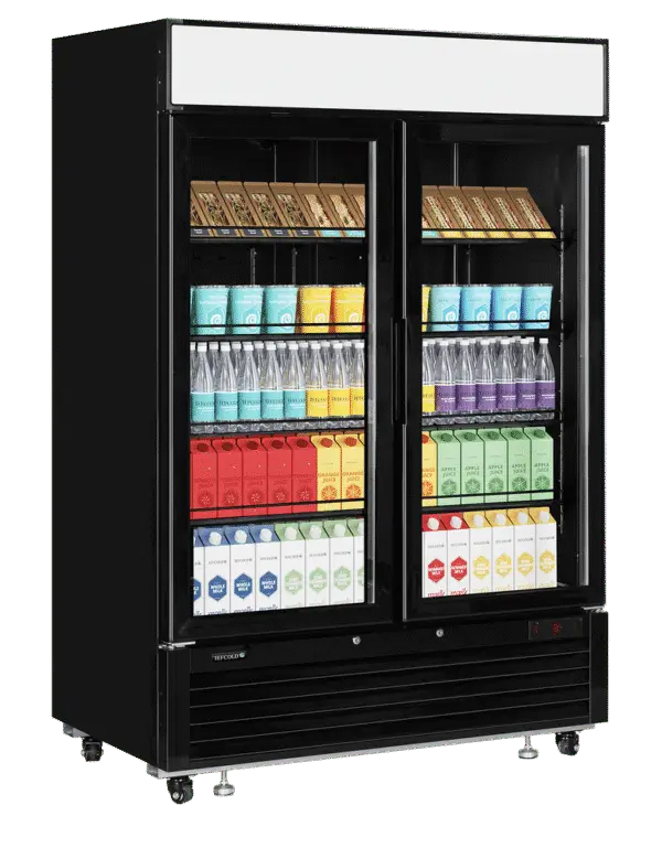 TEFCOLD LGC5000 Black Glass Door Merchandiser - Image 2