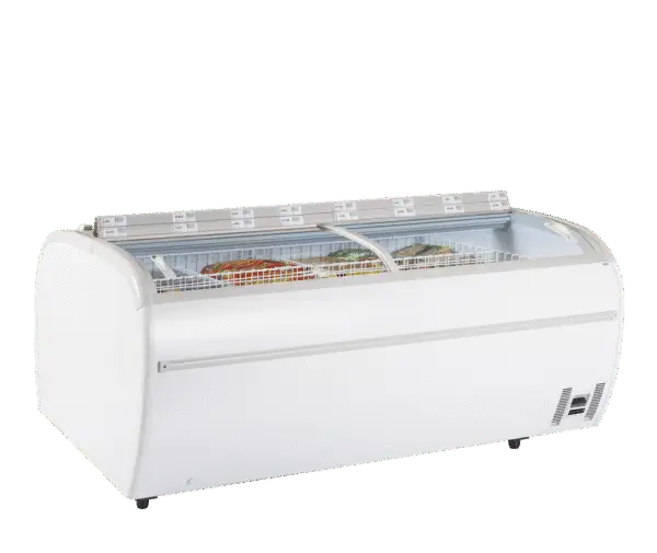 TEFCOLD DUPLA 2.2DE White High Vision Freezer